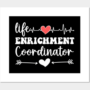 Funny Life Enrichment Coordinator Appreciation Day Posters and Art